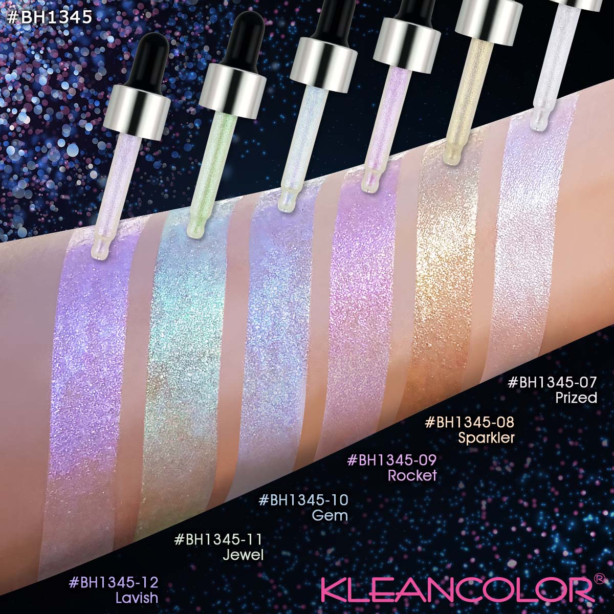 Kleancolor - Beam Boost Liquid Glitter Drops Gem