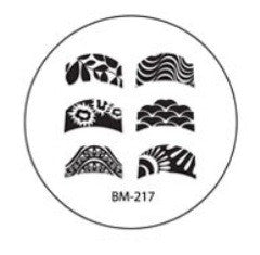 Nail Stamp Plate BM217