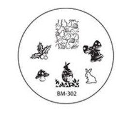Nail Stamp Plate BM302