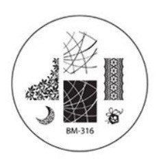 Nail Stamp Plate BM316