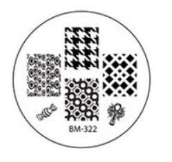 Nail Stamp Plate BM322