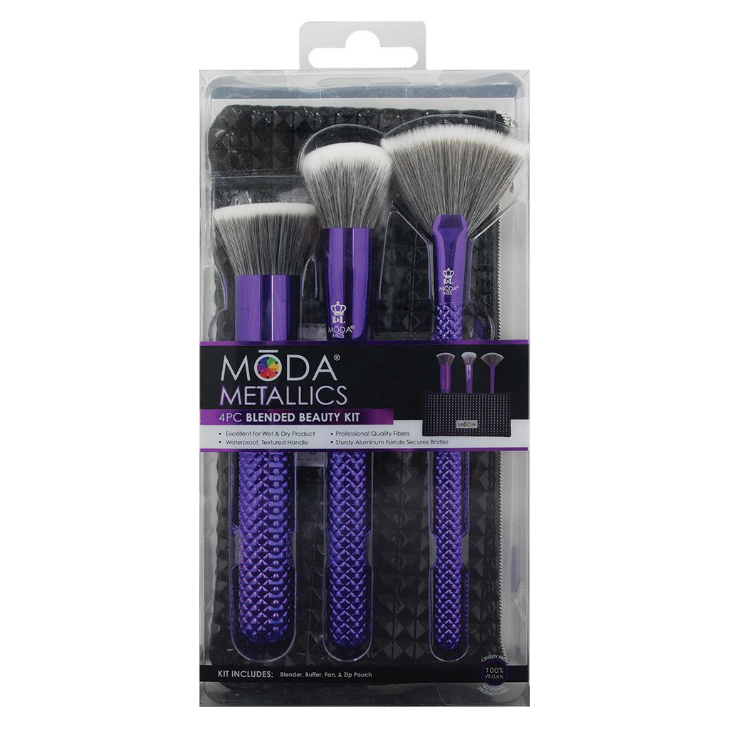 Moda - Metallics 4pc Blended Beauty Kit