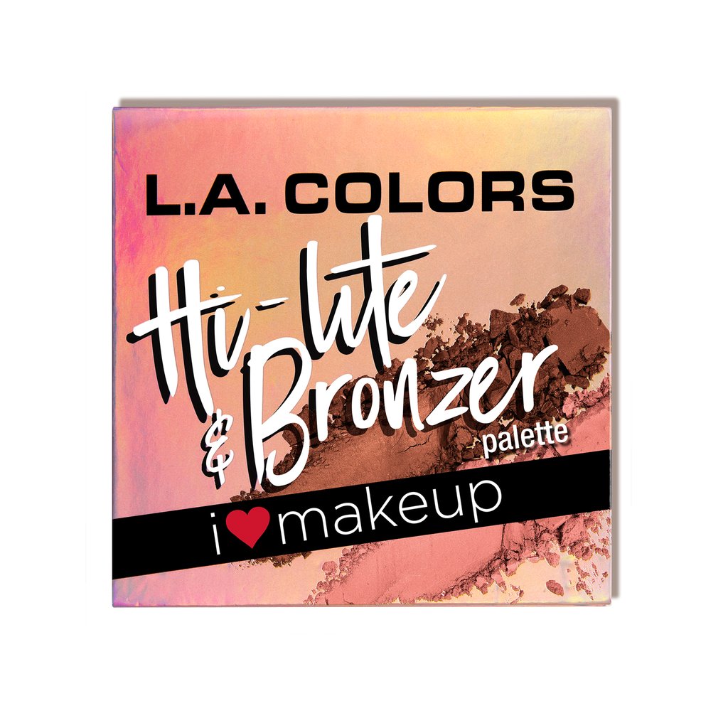 L.A. Colors - Beauty Booklet Hi-Lite & Bronzer Palette Radiance