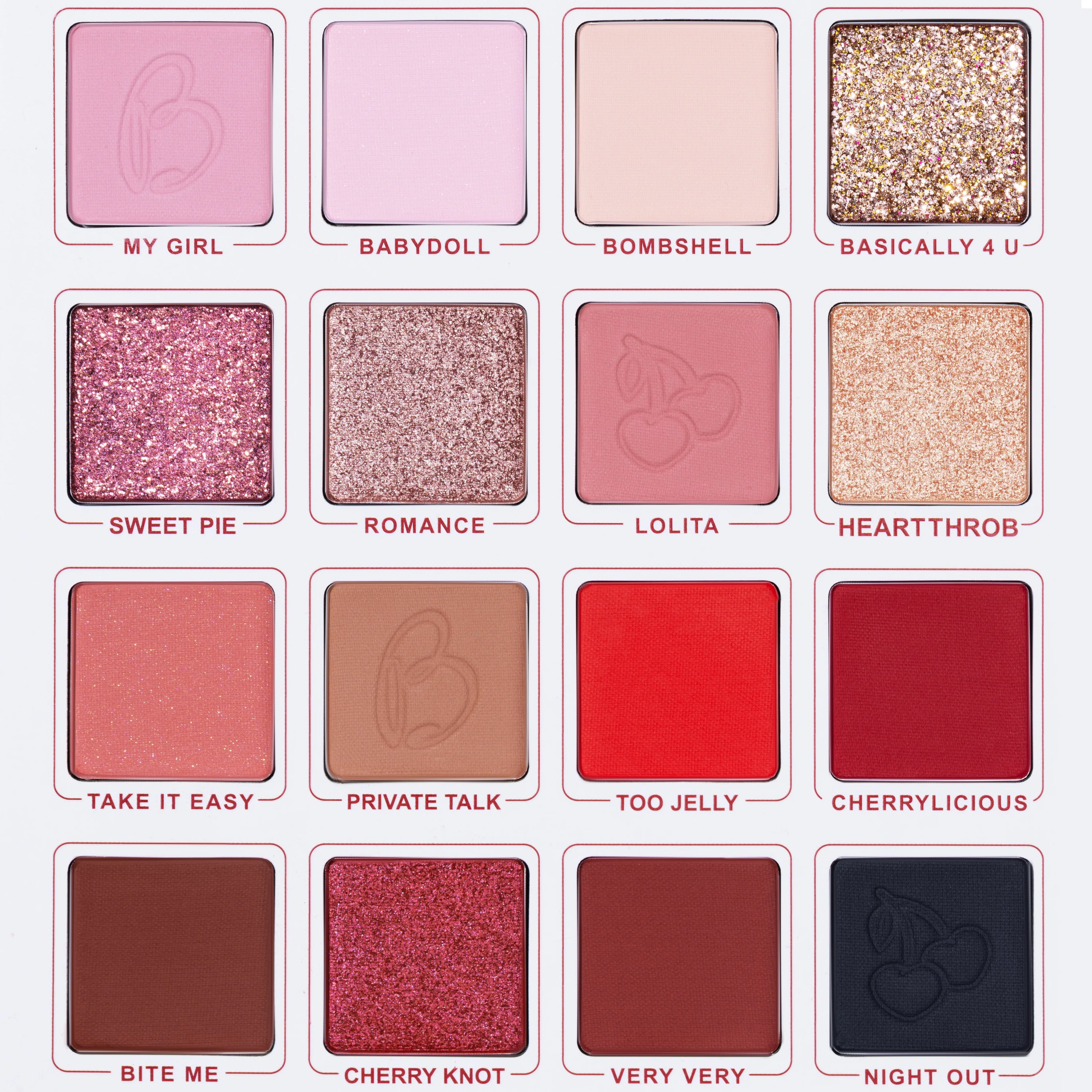 BeBella Cosmetics - Very Cherry Palette