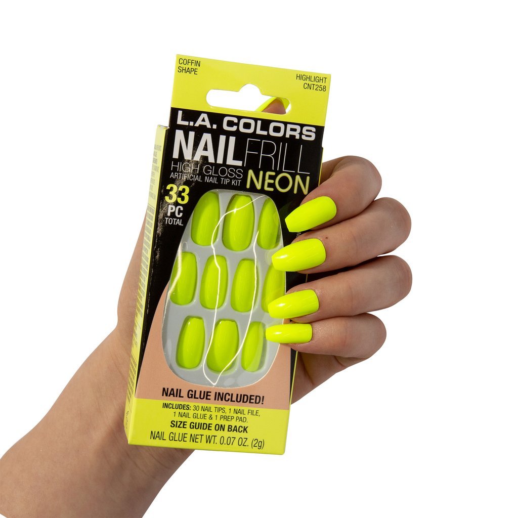 L.A. Colors - Nail Frill Neon Nail Kit Highlight