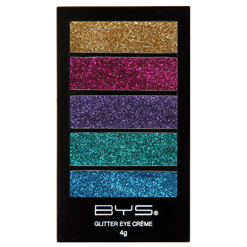 BYS - Glitter Creme Palette Intense Rainbow