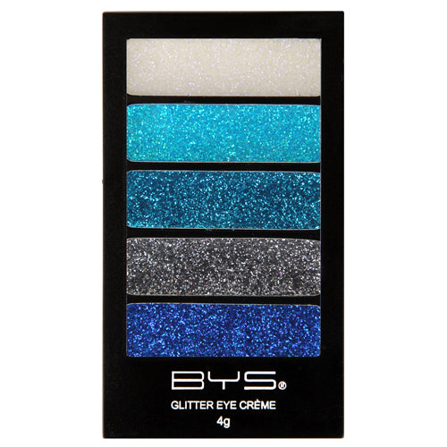 BYS - Glitter Creme Palette Platinum Blues