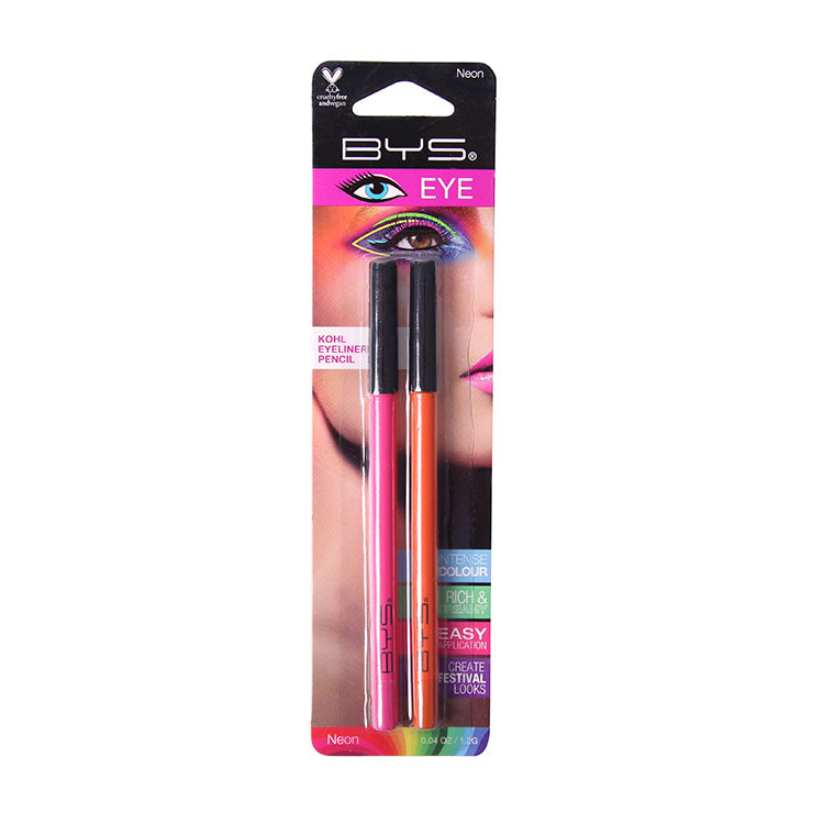 BYS - Neon Eyeliner Duo Pink Orange