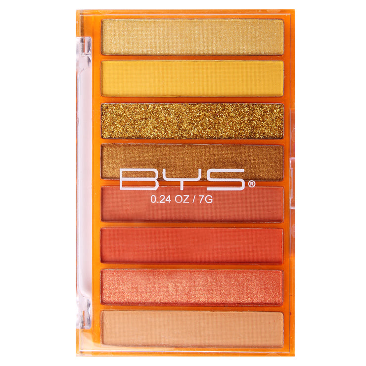 BYS - 8pc Transparent Orange Palette