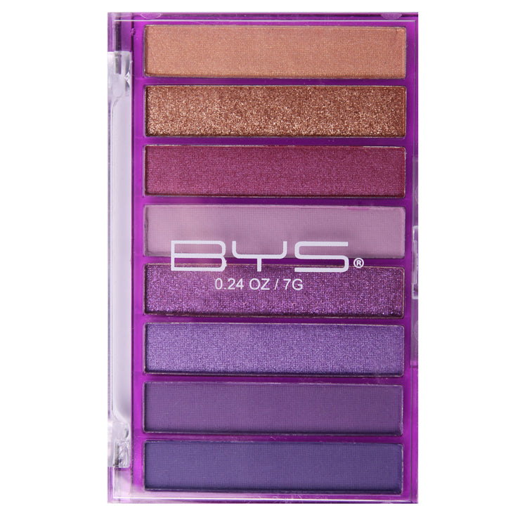 BYS - 8pc Transparent Purple Palette