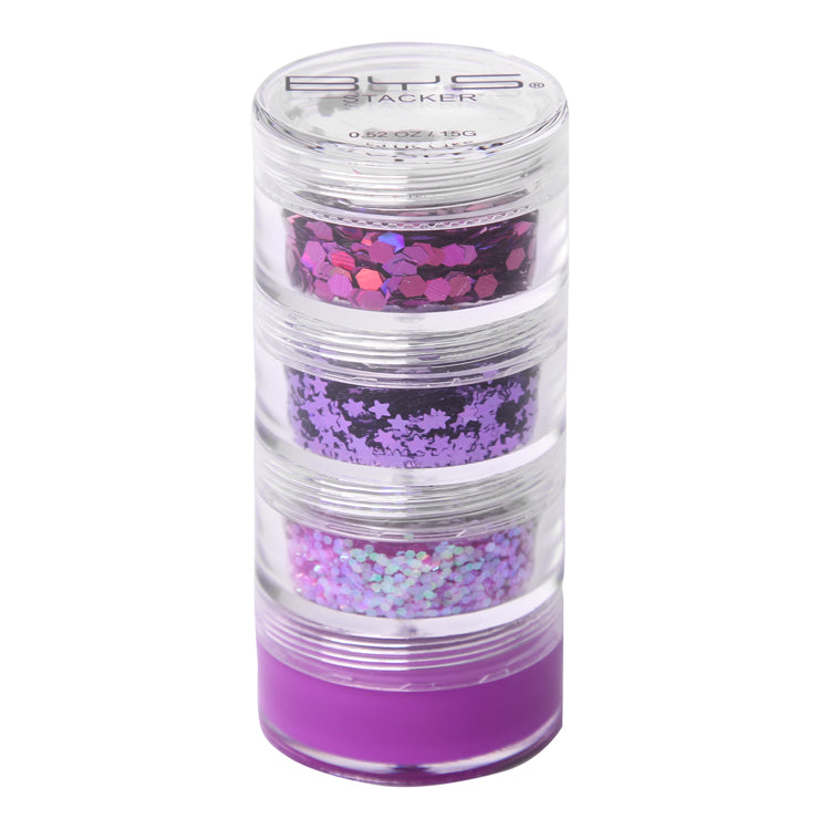 BYS - Glitter Stacker Purple