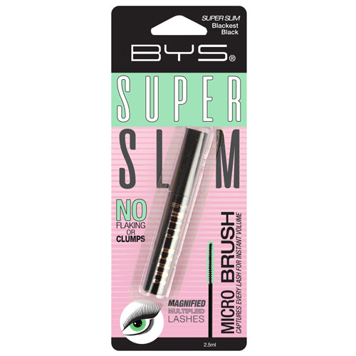 BYS - Super Slim Mascara Blackest Black