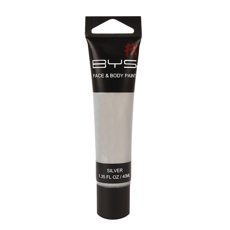 BYS - Face & Body Paint Tube in Silver