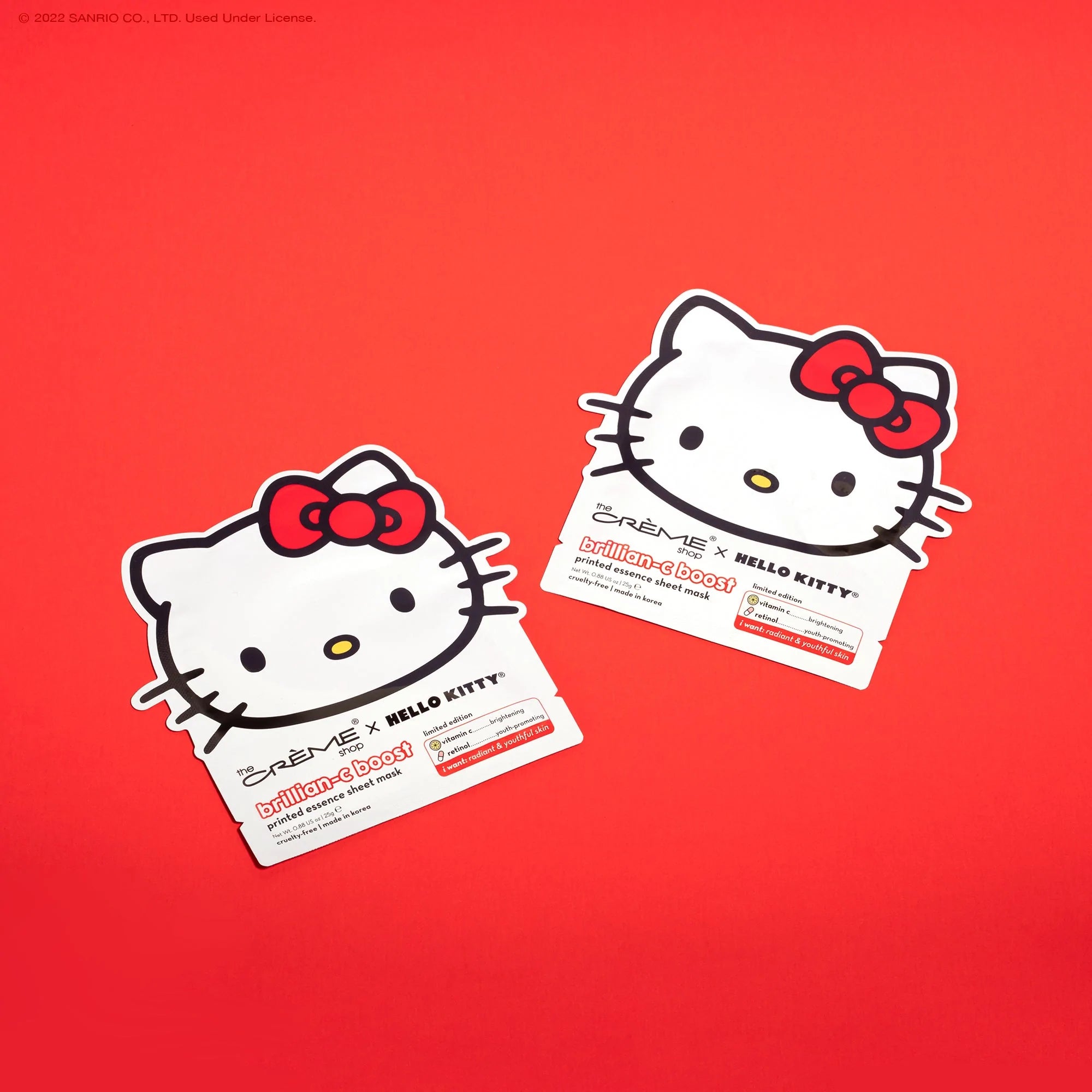 The Creme Shop - Hello Kitty Brillian-C Boost Printed Essence Sheet Mask