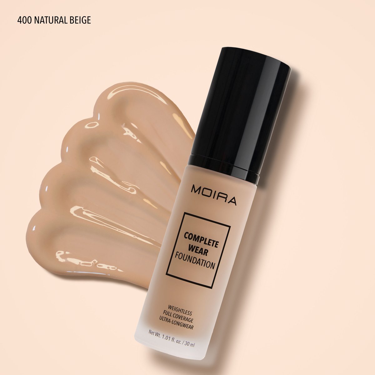 Moira Beauty - Complete Wear Foundation Natural Beige