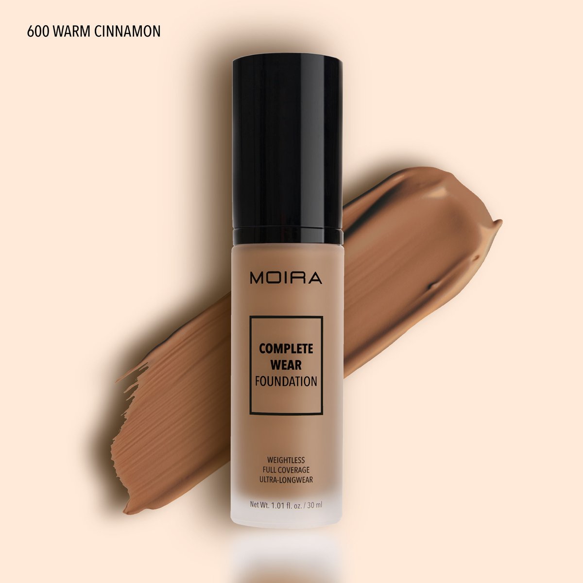 Moira Beauty - Complete Wear Foundation Warm Cinnamon