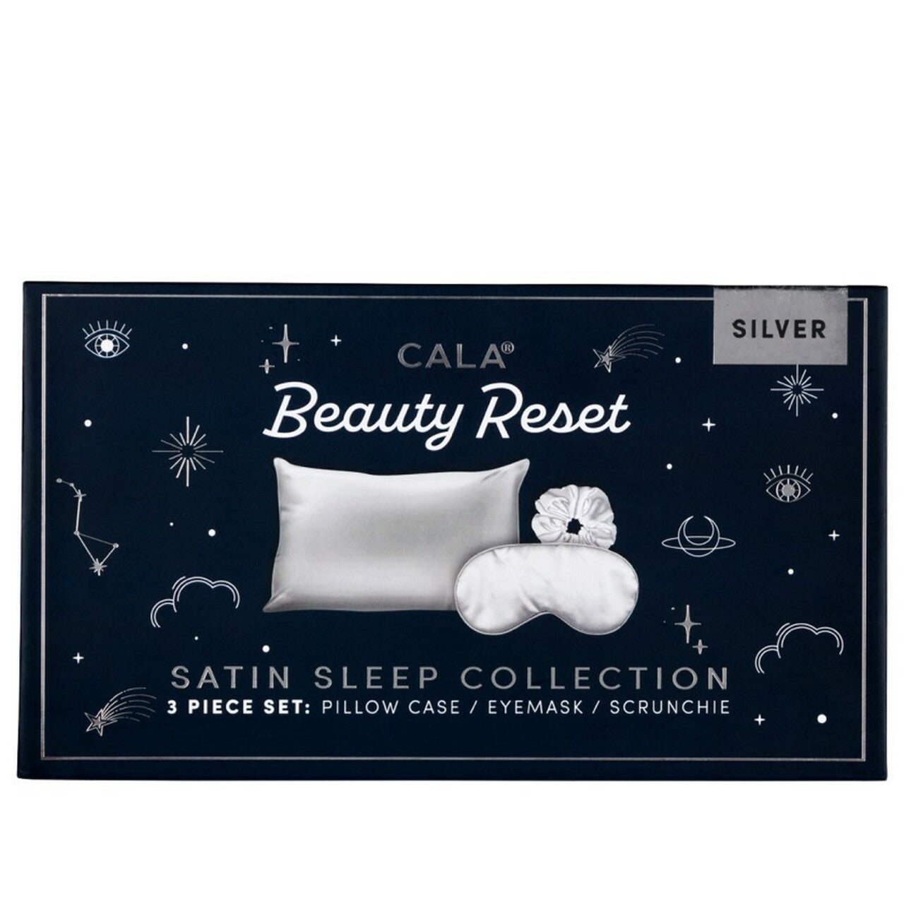 Cala - Beauty Rest Sleep Collection Silver Satin