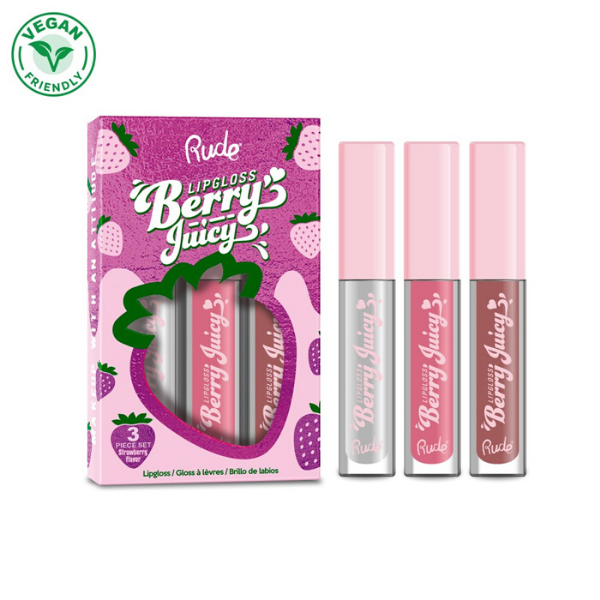 Rude Cosmetics - Berry Juicy Lip Gloss Set - Lipgloss