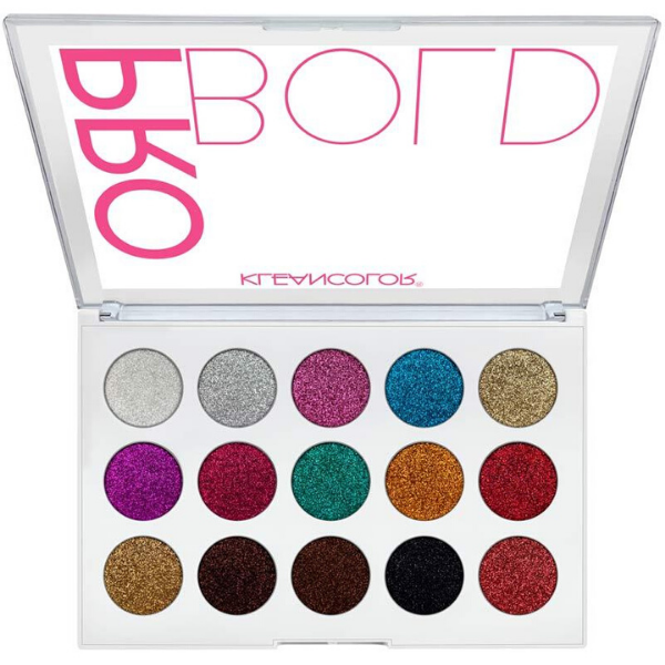 Kleancolor - Pro Bold Pressed Glitter Palette