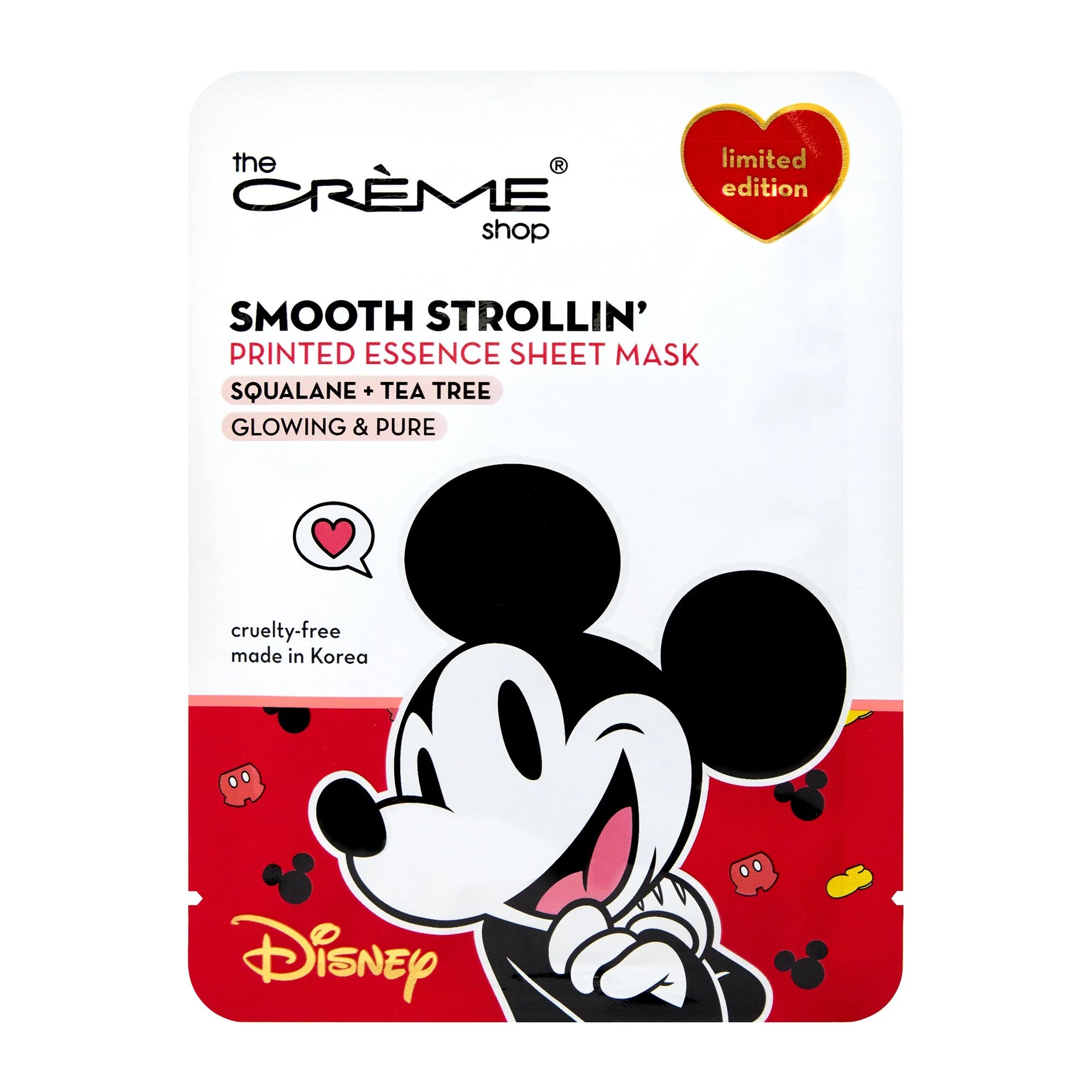 The Creme Shop - Disney: Mickey’s Smooth Strollin’ Printed Essence Sheet Mask