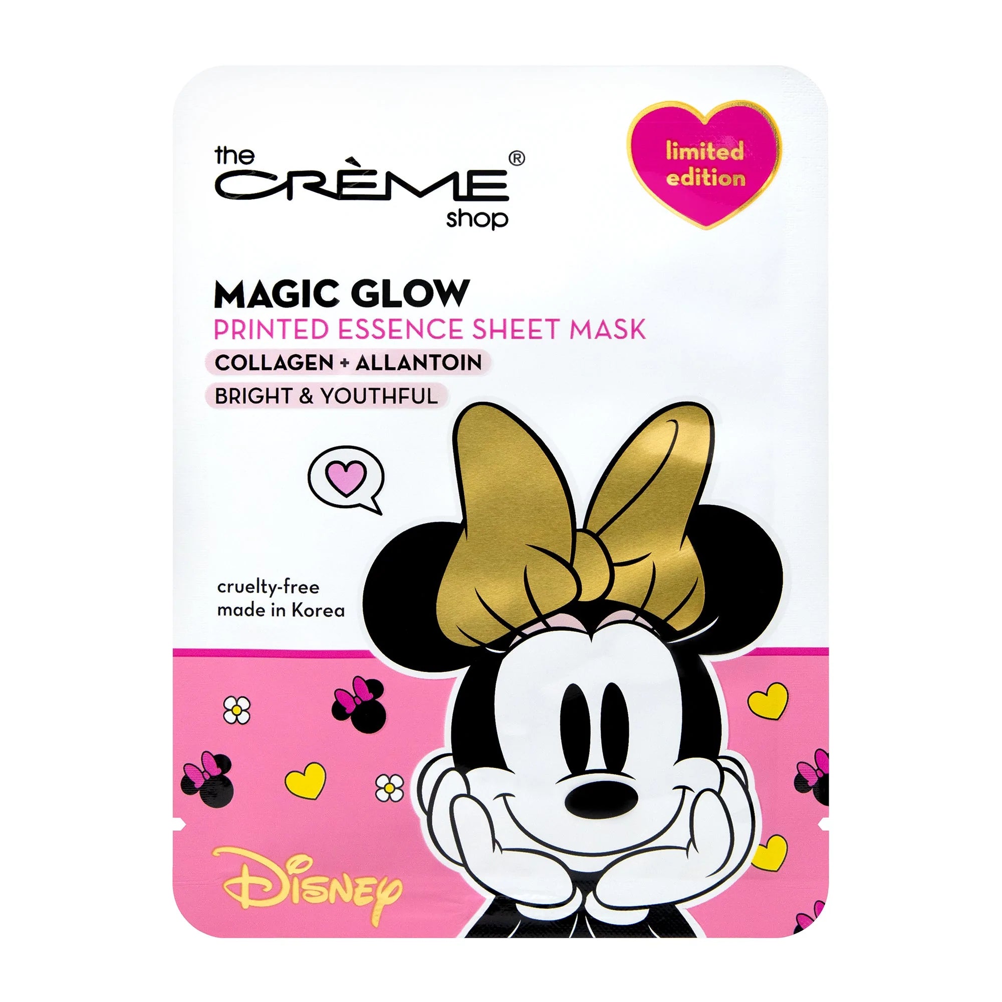 The Creme Shop - Disney: Minnie’s Magic Glow Printed Essence Sheet Mask