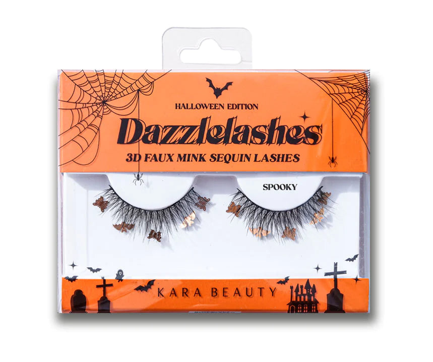 Kara Beauty - Halloween Dazzle Lashes 3D Faux Mink Sequin Lashes Spooky