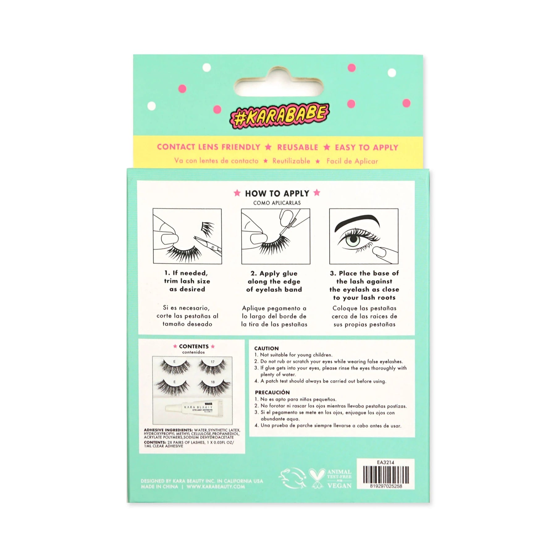 Kara Beauty - Yummy In My Tummy 3D Faux Mink Lashes Multipack