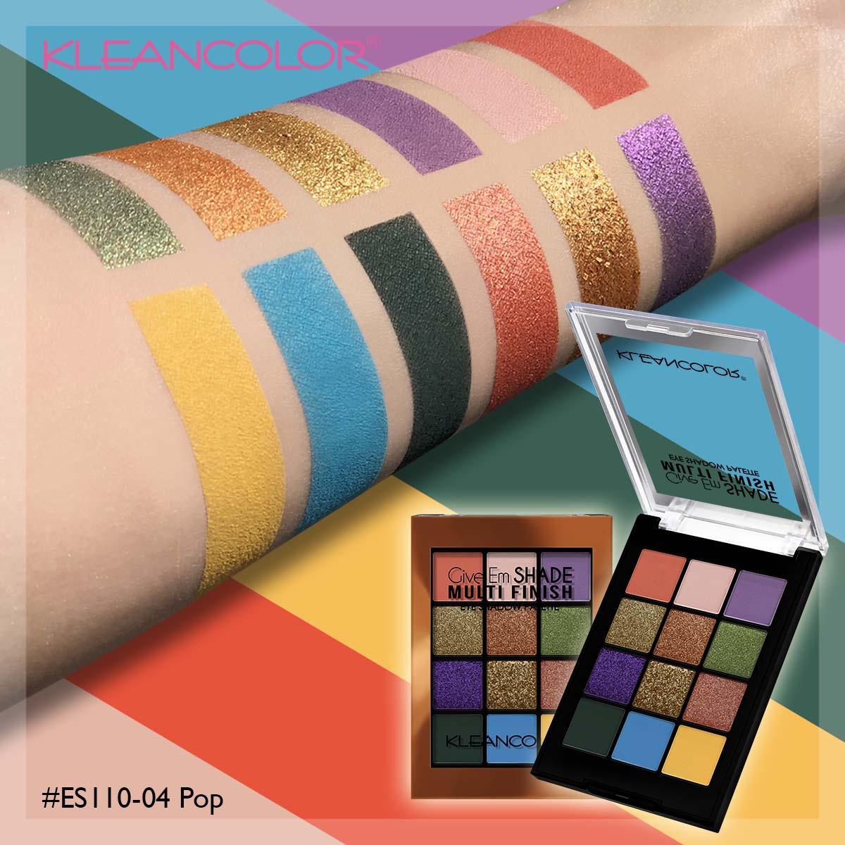 Kleancolor - Give Em Shade Palette Pop