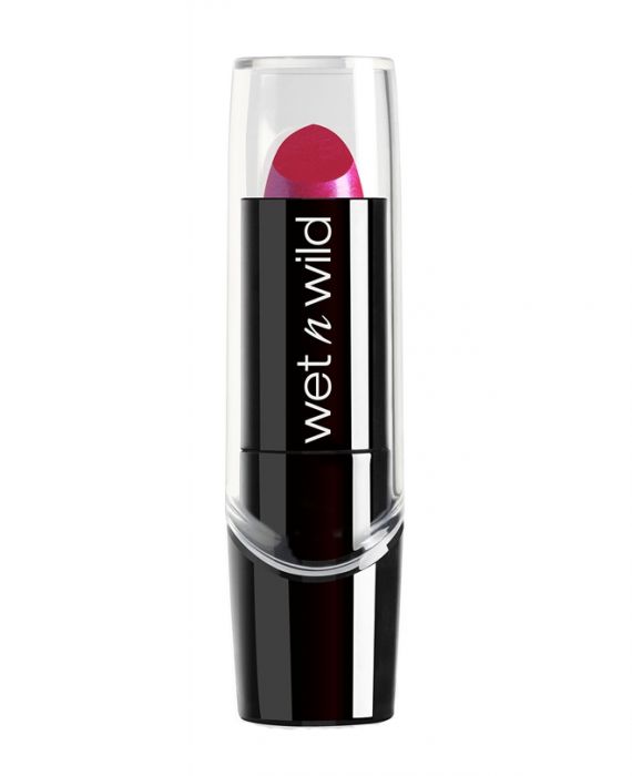 Wet n Wild - Silk Finish Lipstick Fuchsia with Blue Pearl