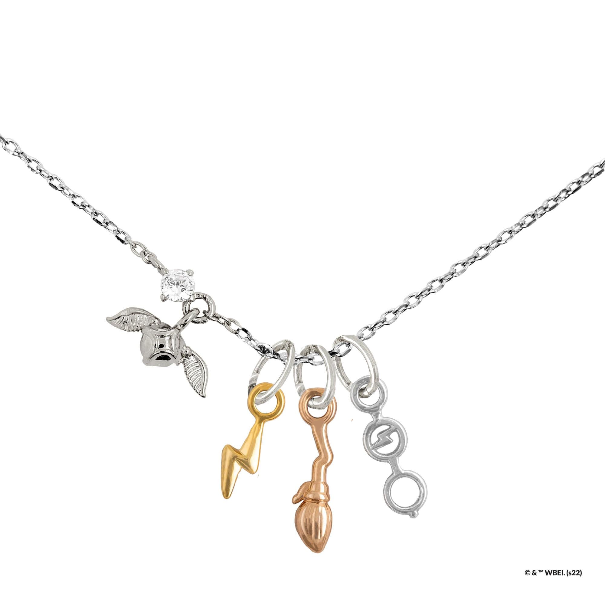 Short Story - Harry Potter Necklace Harry Trio Silver