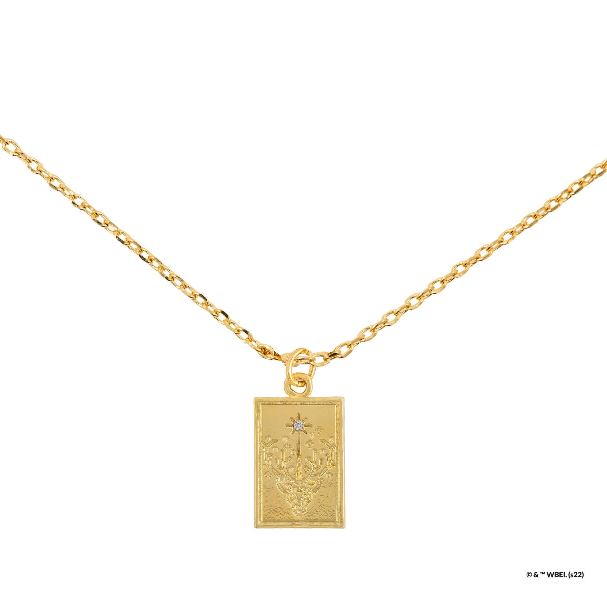 Short Story - Harry Potter Necklace Medallion 1 Gold