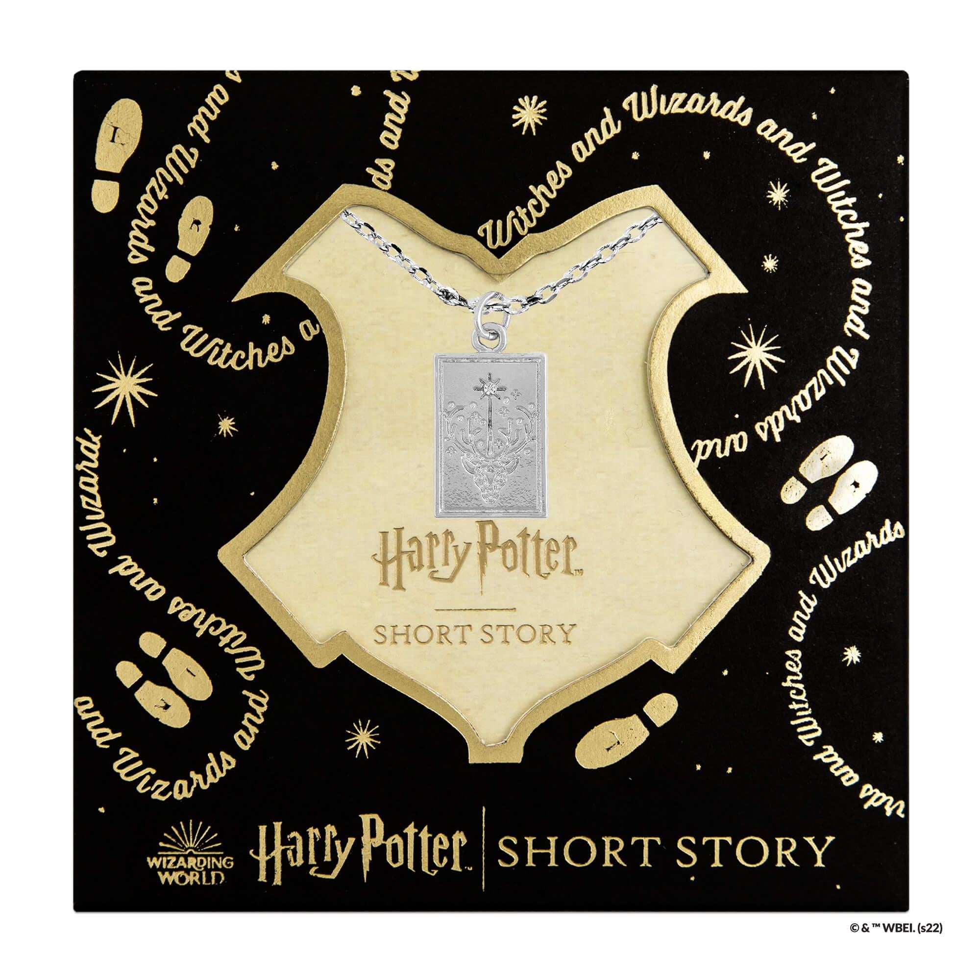 Short Story - Harry Potter Necklace Medallion 1 Silver