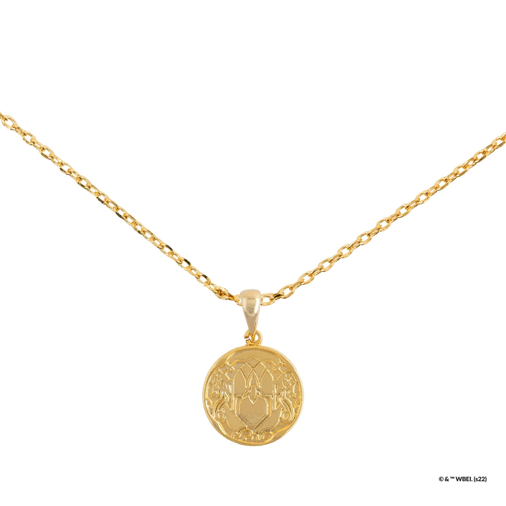 Short Story - Harry Potter Necklace Medallion 3 Gold