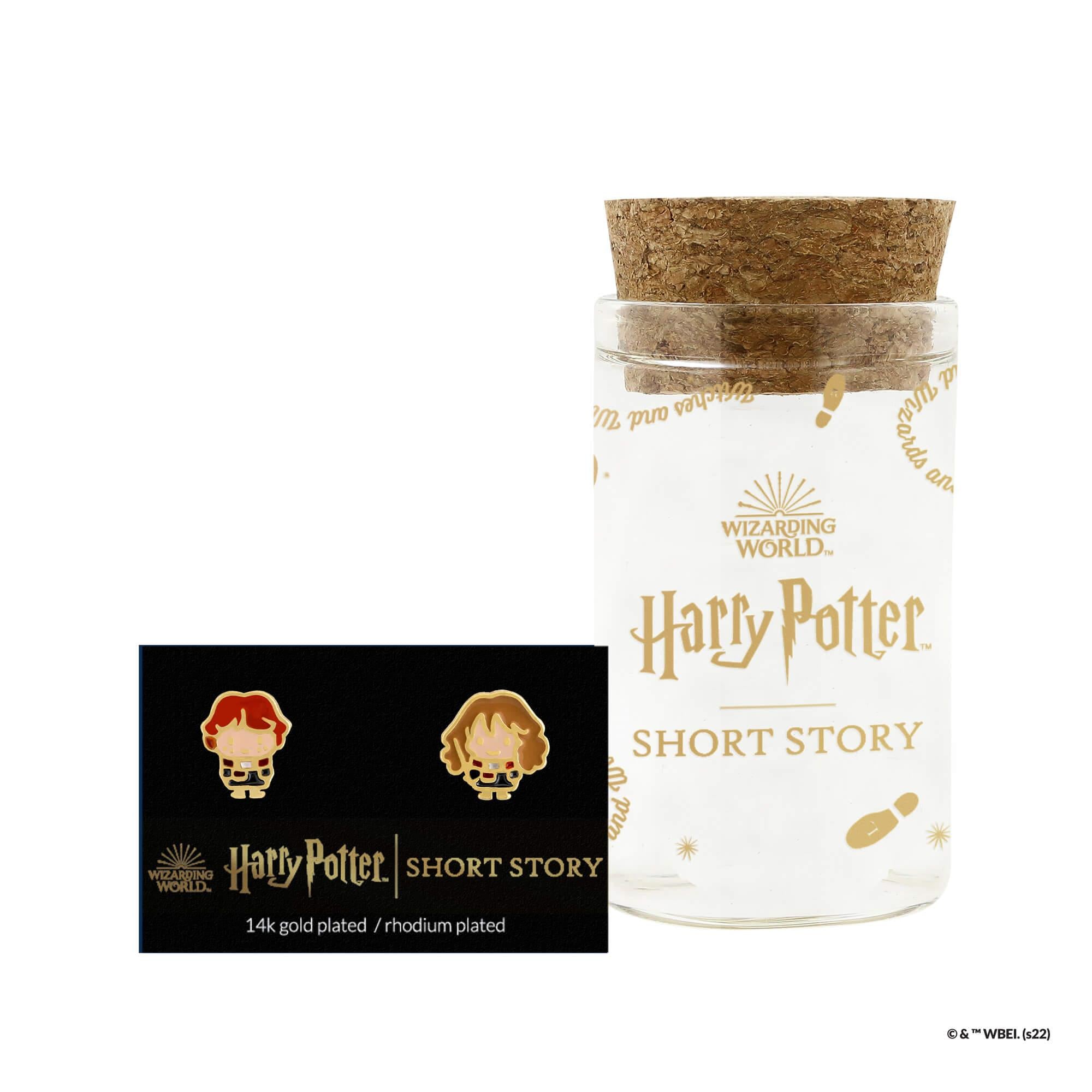 Short Story - Harry Potter Earring Epoxy Ron & Hermione