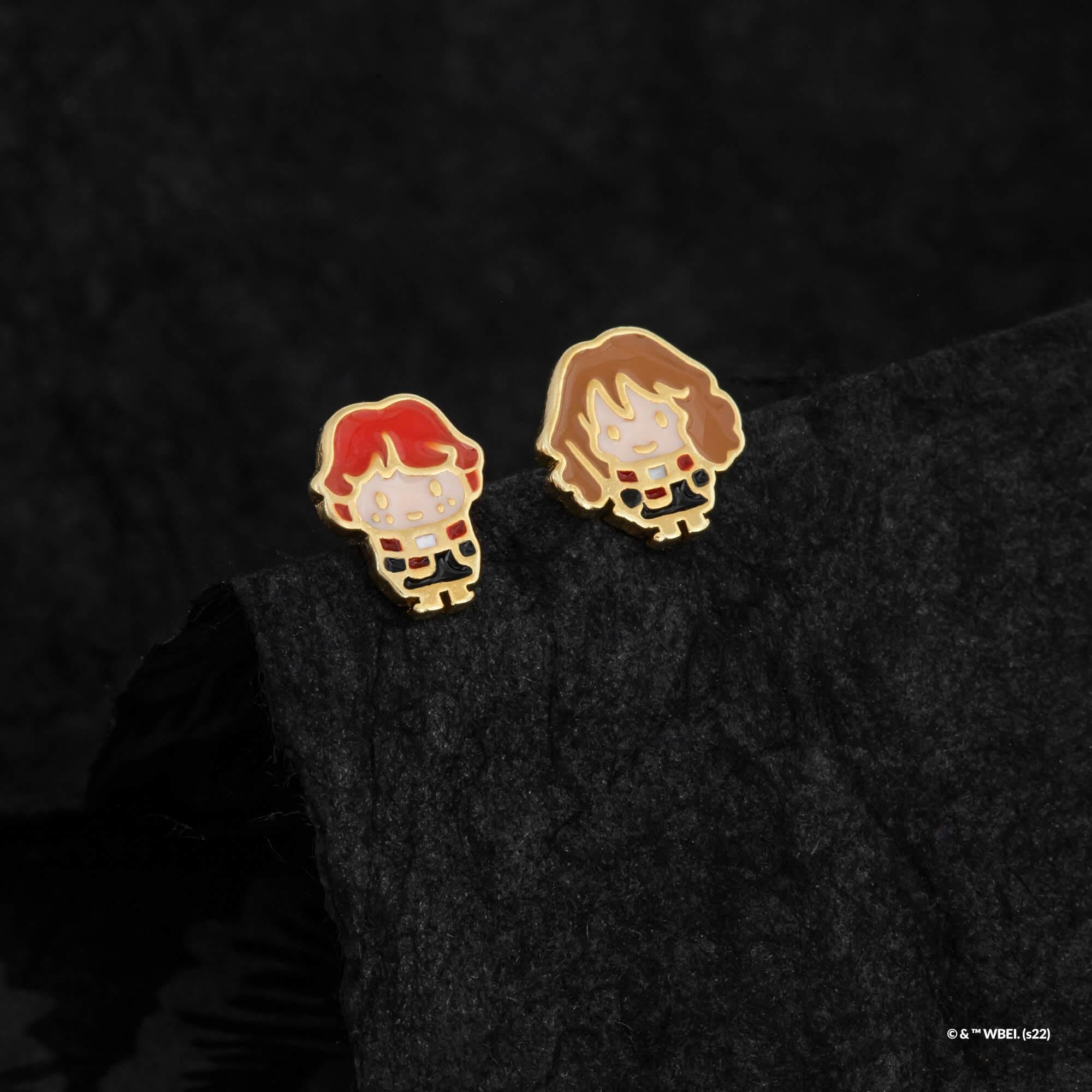 Short Story - Harry Potter Earring Epoxy Ron & Hermione