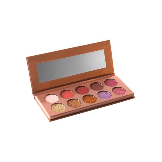 Trendbeauty - Eyeshadow & Glitter Palette Rose Gold
