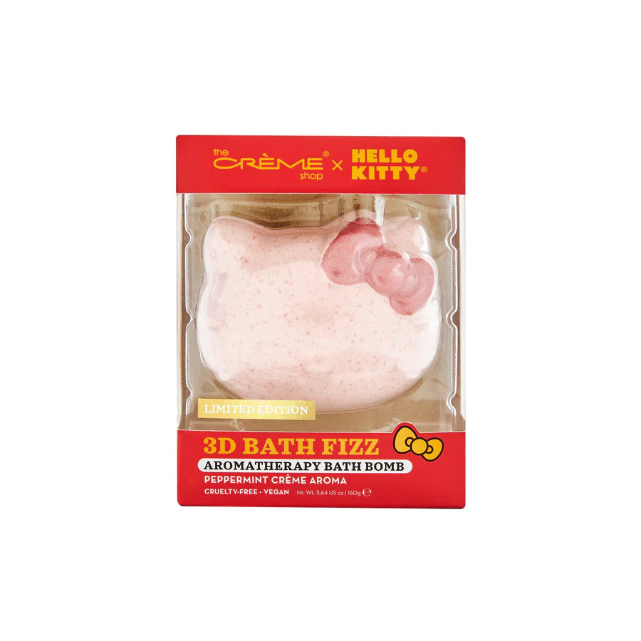 The Creme Shop - Hello Kitty 3D Aromatherapy Fizzy Bath Bomb Peppermint Crème Aroma