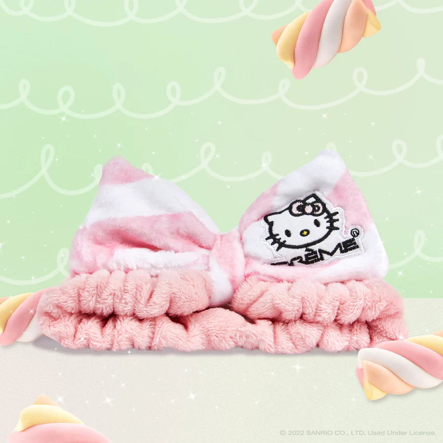 The Creme Shop - Holiday Spa Teddy Headyband Sweet Stripes