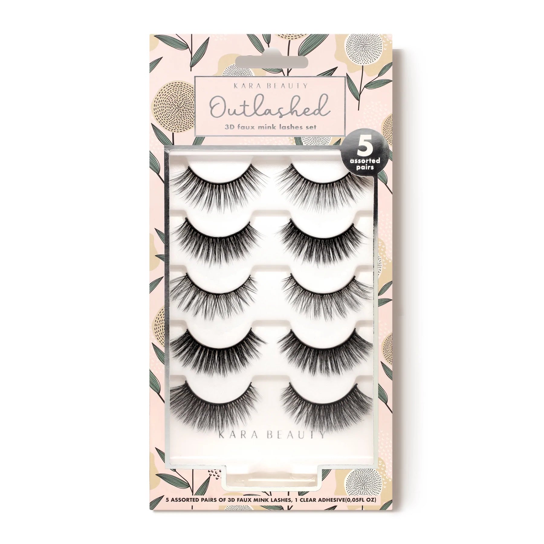 Kara Beauty - Outlashed 5pk Faux Mink Lashes KL3207