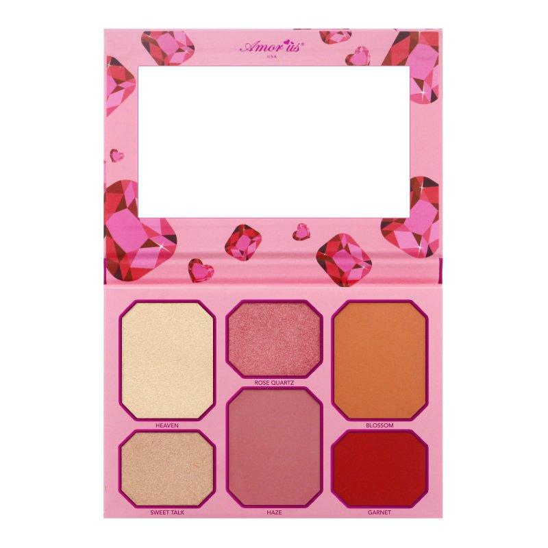Amor US - Pink Ruby Blush & Highlighter Palette