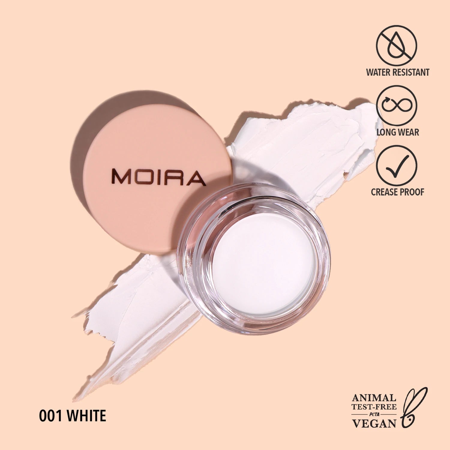 Moira Beauty - Lasting Priming Cream Shadow White