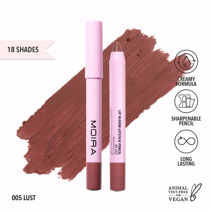 Moira Beauty - Lip Bloom Lipstick Pencil Lust
