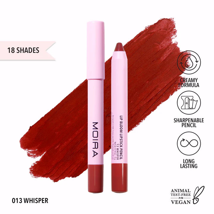 Moira Beauty - Lip Bloom Lipstick Pencil Whisper