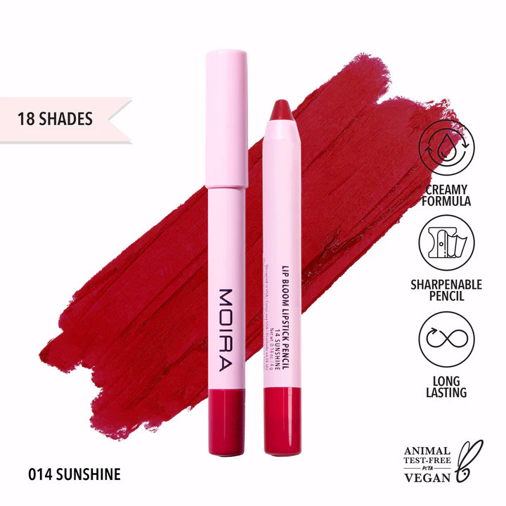 Moira Beauty - Lip Bloom Lipstick Pencil Sunshine