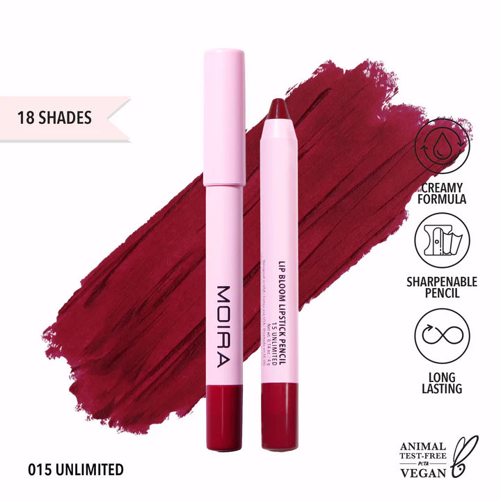 Moira Beauty - Lip Bloom Lipstick Pencil Unlimited
