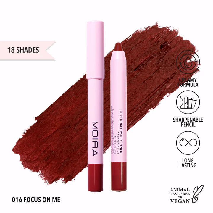 Moira Beauty - Lip Bloom Lipstick Pencil Focus On Me