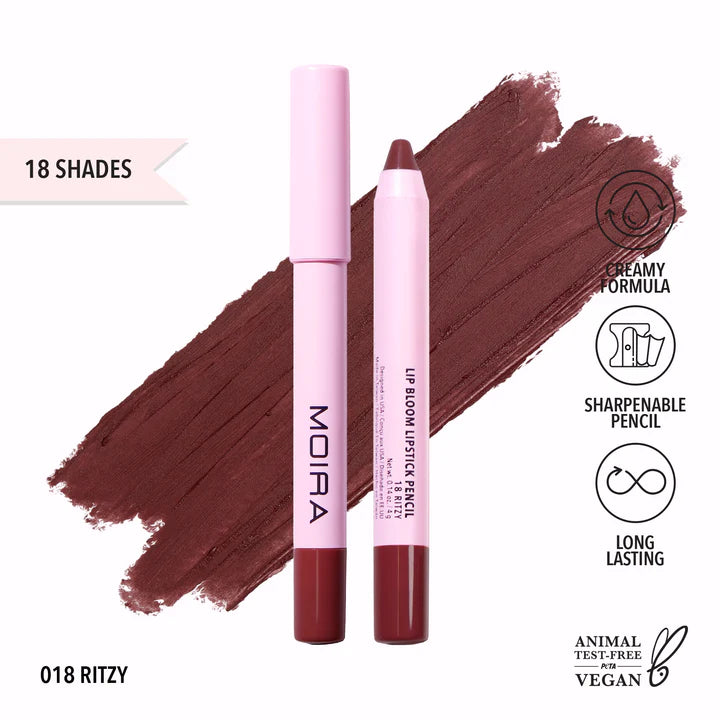 Moira Beauty - Lip Bloom Lipstick Pencil Ritzy