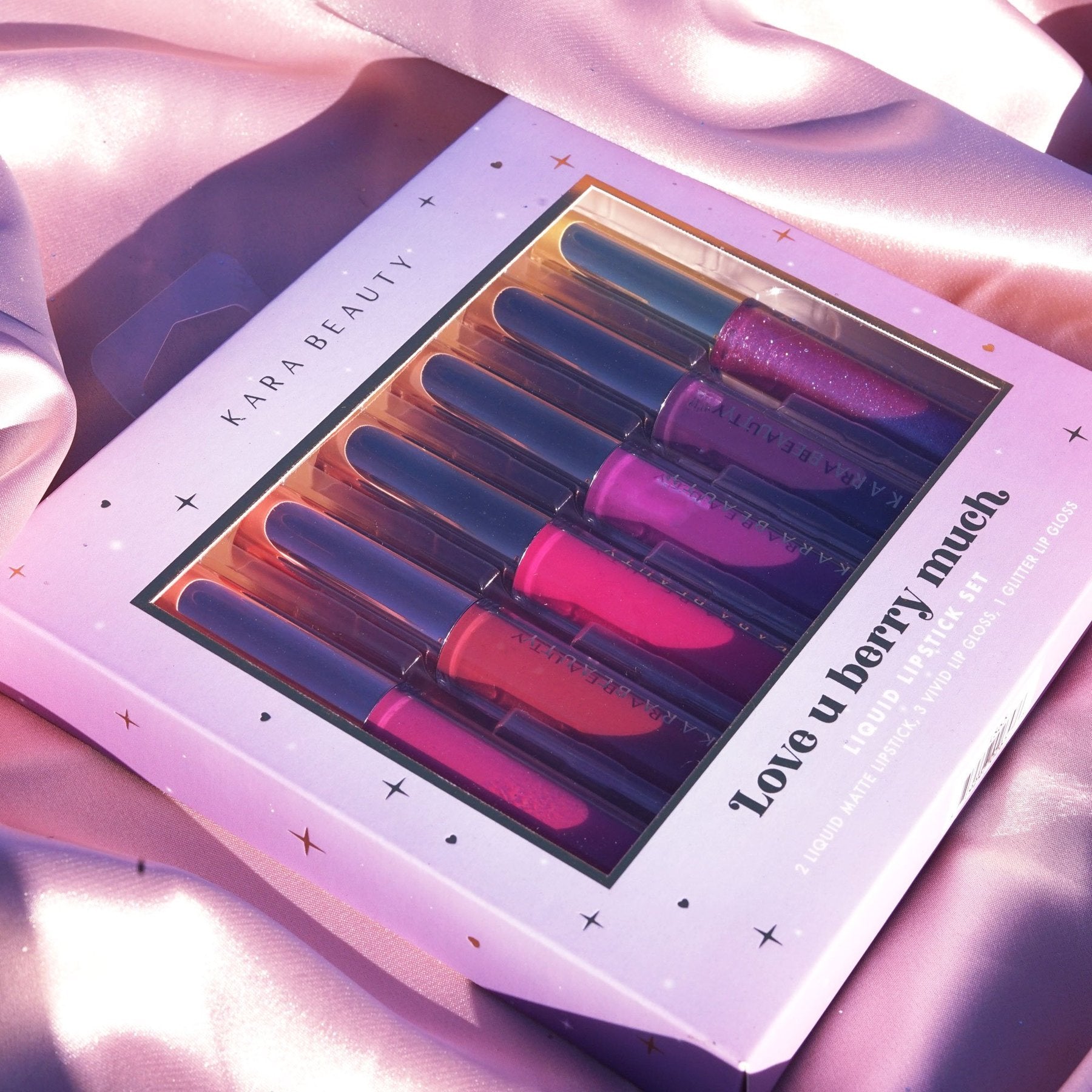 Kara Beauty - Love You Berry Much Liquid Lipstick Set