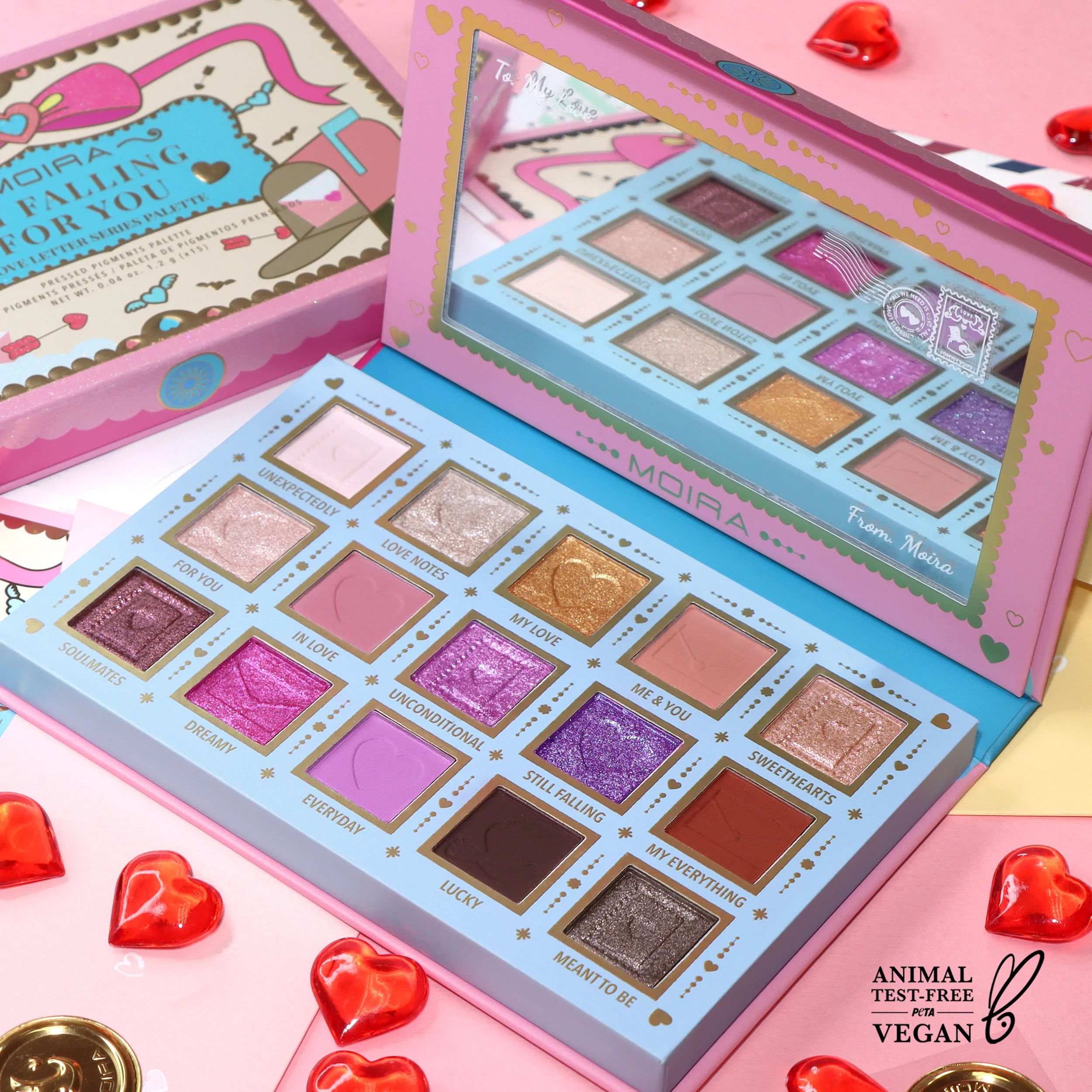 Moira Beauty - Love Letter Series Palette Bundle