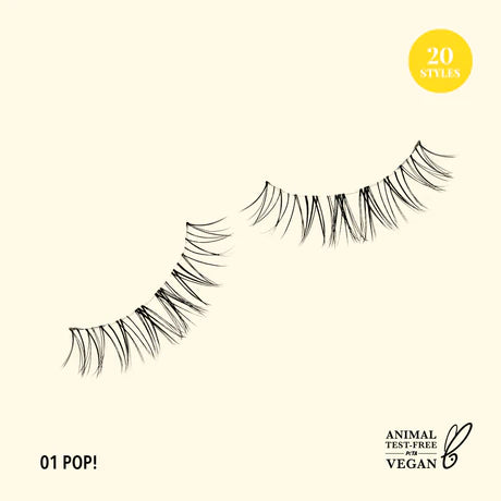 Moira Beauty - Natural Effect Bionic Vegan Faux Lashes Pop!